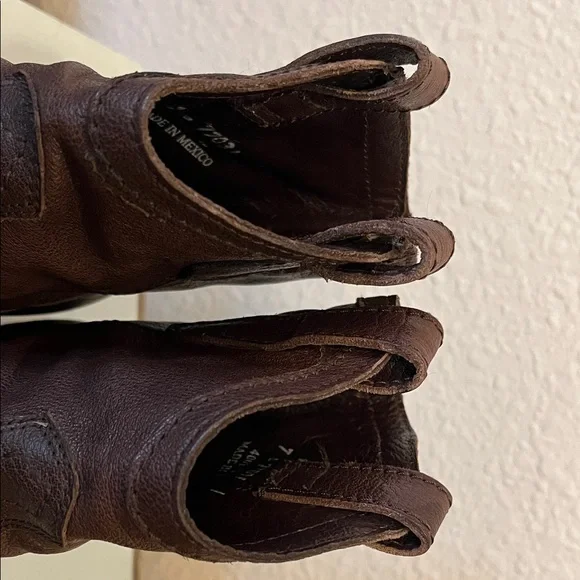 Frye Women's Dark Brown Ankle Booties Size 7 M - Picture 12 of 13